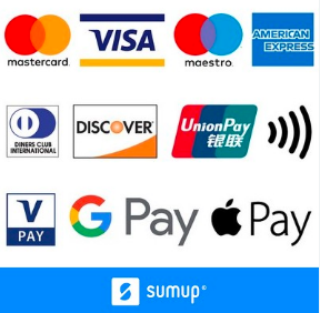 Nálunk fizethet bankártyával,  vagy sms-en kapott fizetési linken keresztül előre is!